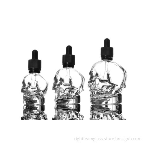 Skull Glass Bottle